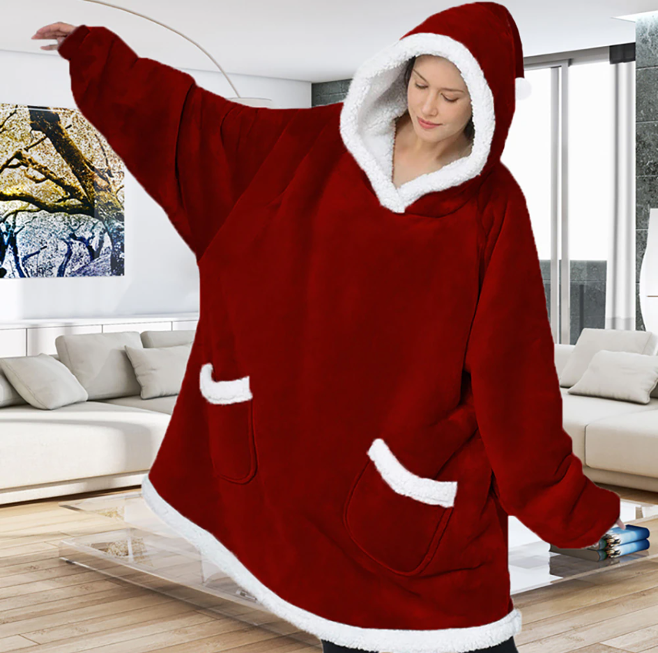 Ultra mukava jättiläismäinen huppari täydelliseen rentoutumiseen