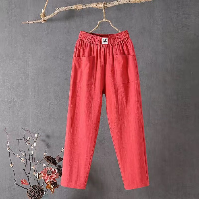 Women's ample pants