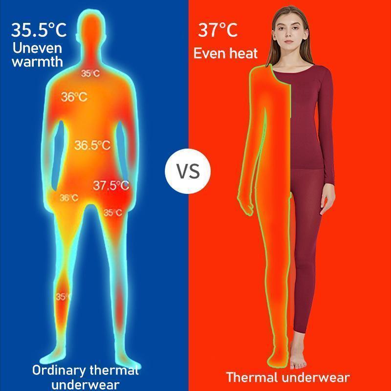 Elastisch en naadloos thermisch ondergoed: Comfort en warmte 